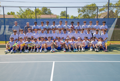 Tennis claims Conference Indiana title with 5-0 victory over Bloomington North cover photo