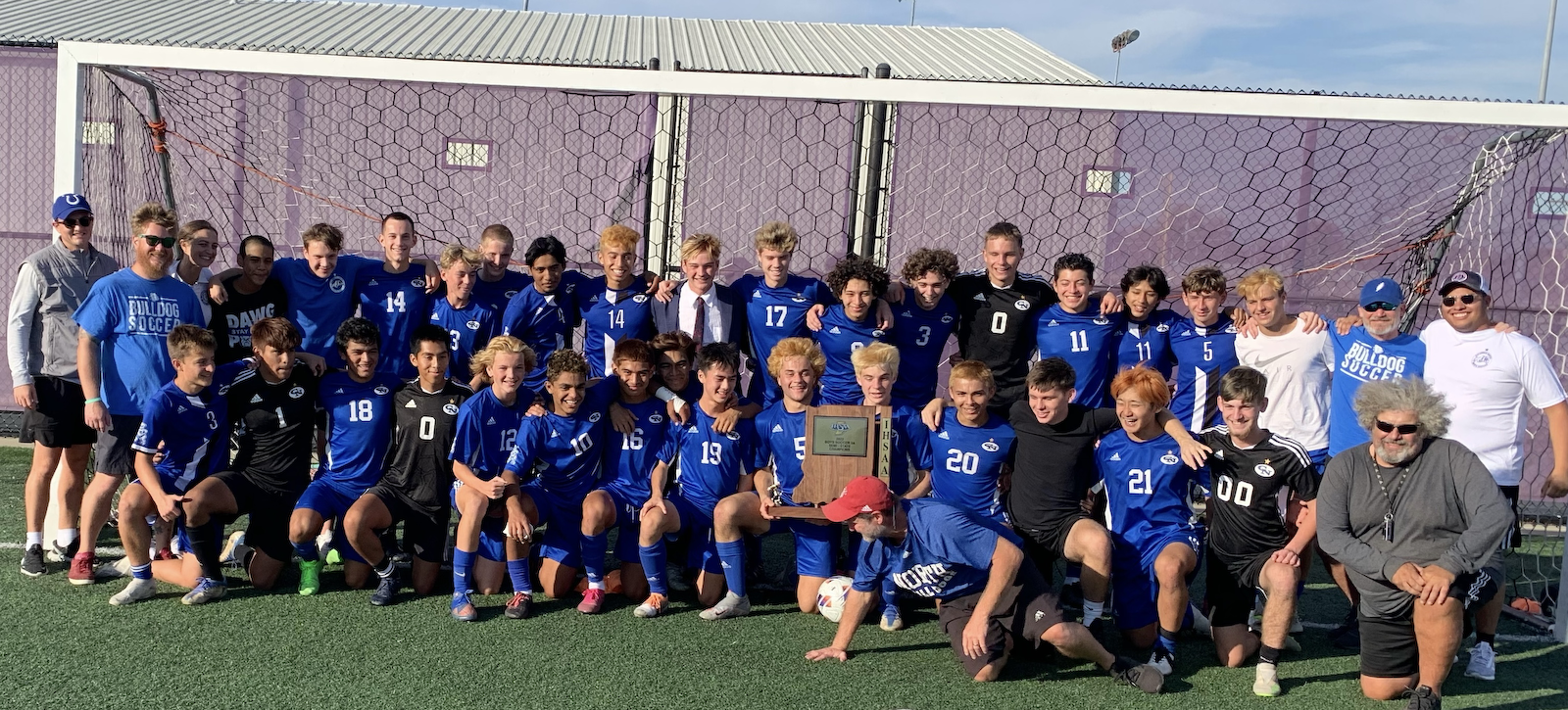 Boys soccer earns berth in State Championship match with 2-1 victory over Cathedral cover photo
