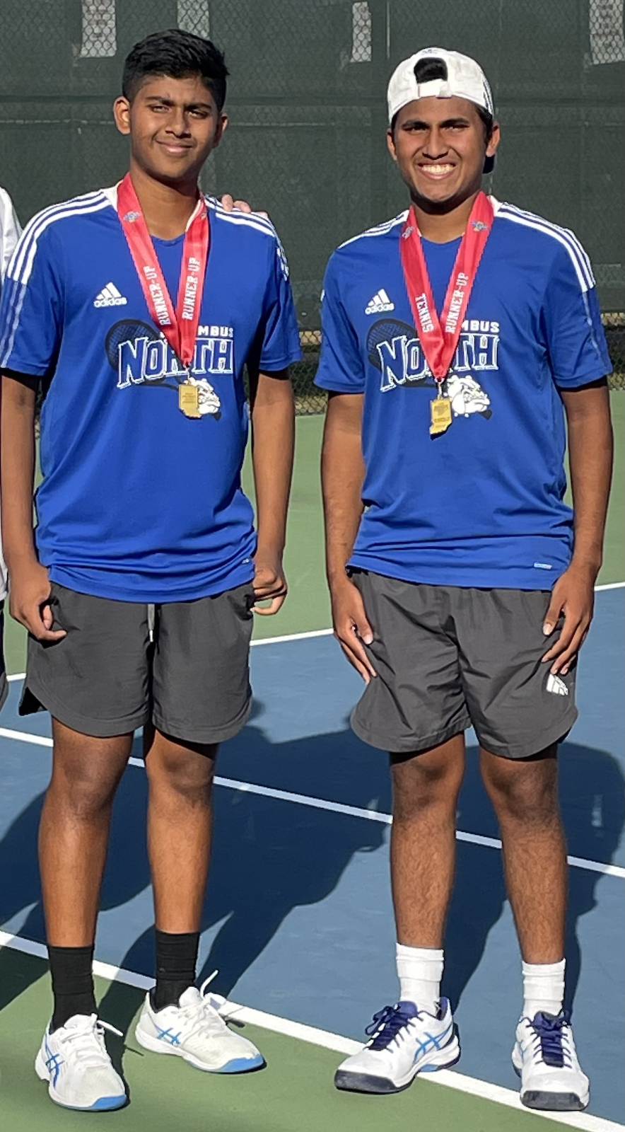 Tennis duo runners up at State Finals cover photo
