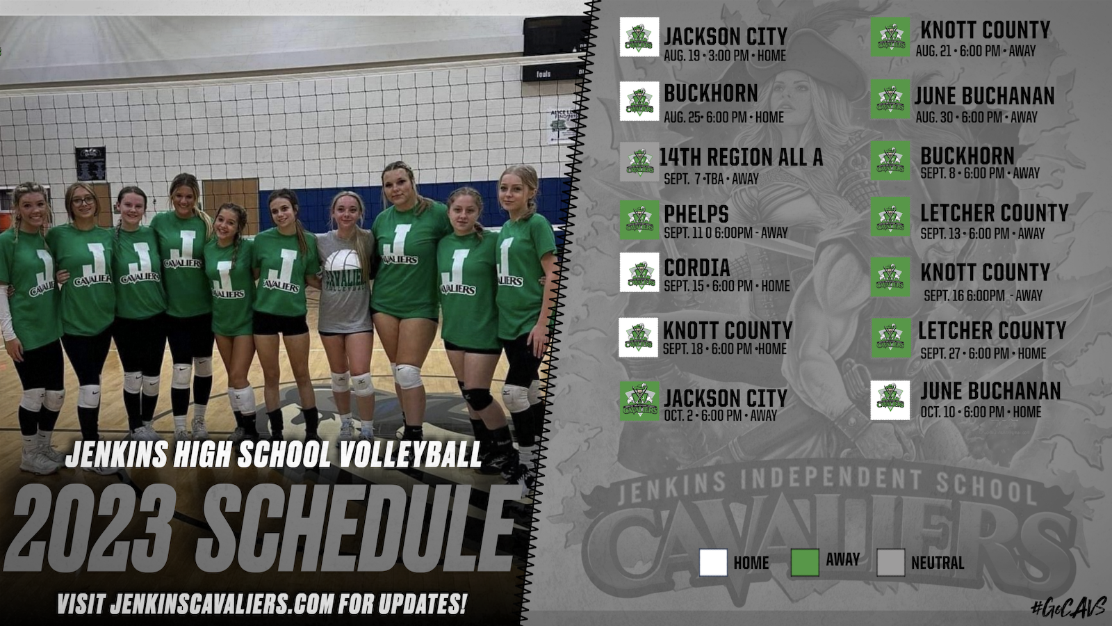 Jenkins Cavalier Athletics