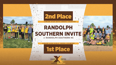 Junior High Cross Country; Girls 1st, Boys 2nd at the Randolph Southern Invitational cover photo