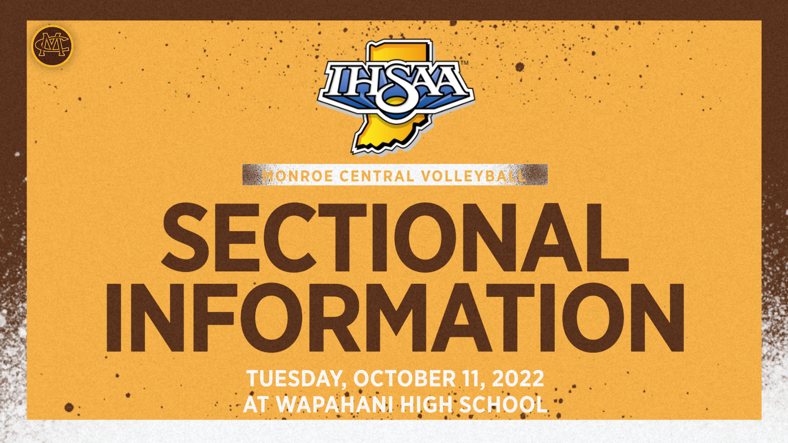 2022 IHSAA Sectional #40 - Volleyball Information cover photo
