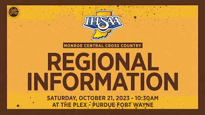 2023 IHSAA REGIONAL #2 - CROSS COUNTRY INFORMATION cover photo
