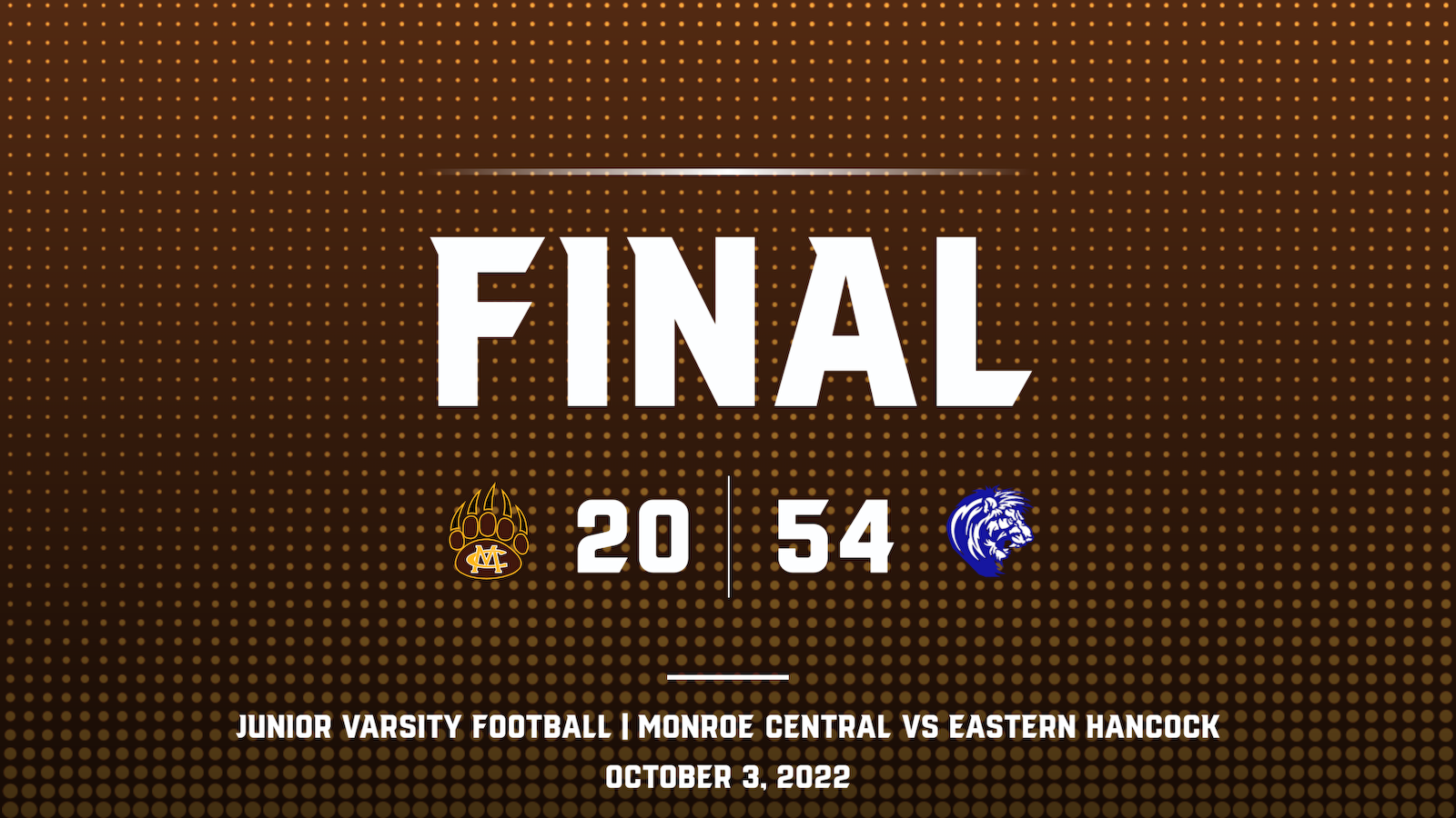 JV Football vs Eastern Hancock 1298669.png