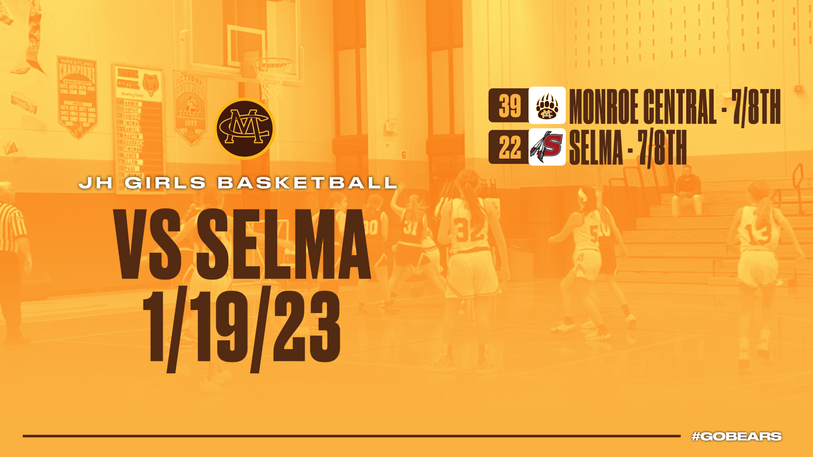 JH Girls Basketball defeats Selma cover photo