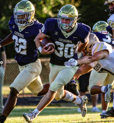 Cathedral Football Loses to Chatard in Two-Day Affair cover photo