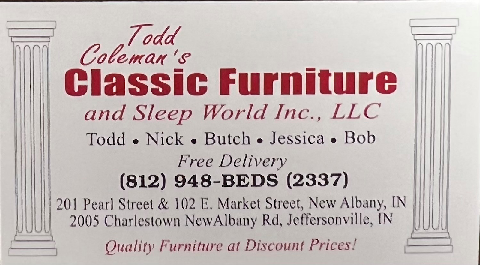 Todd Coleman's Classic Furniture
