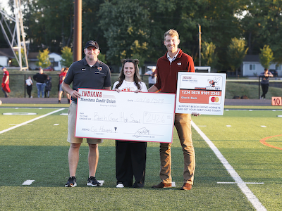 Indiana Members Credit Union Presents Check to BG Athletic Department cover photo