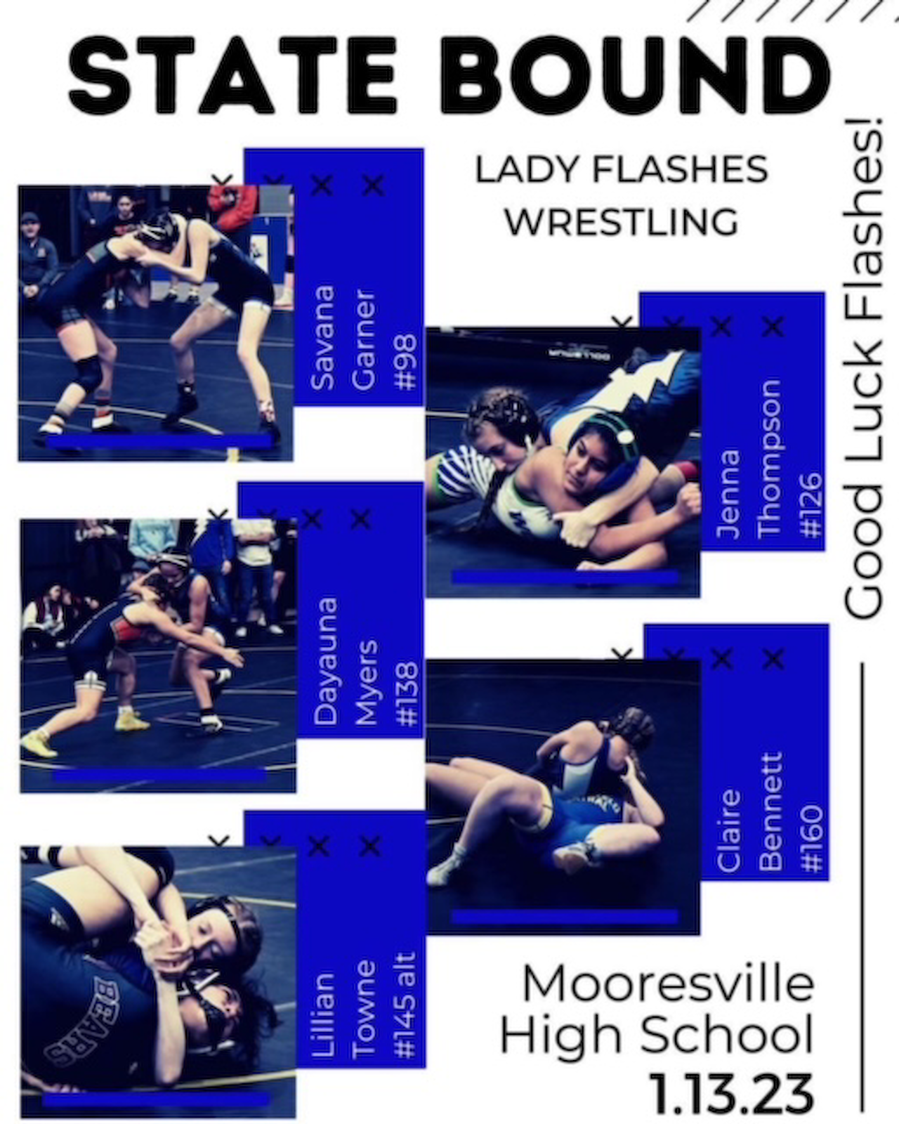 Lady Flashes Wrestling State Send Off cover photo