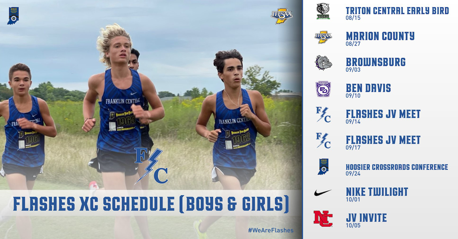 Cross Country Schedule cover photo