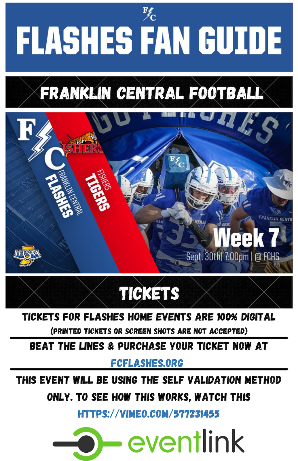 Flashes Football Week 7 Fan Guide Franklin Central High School Athletics
