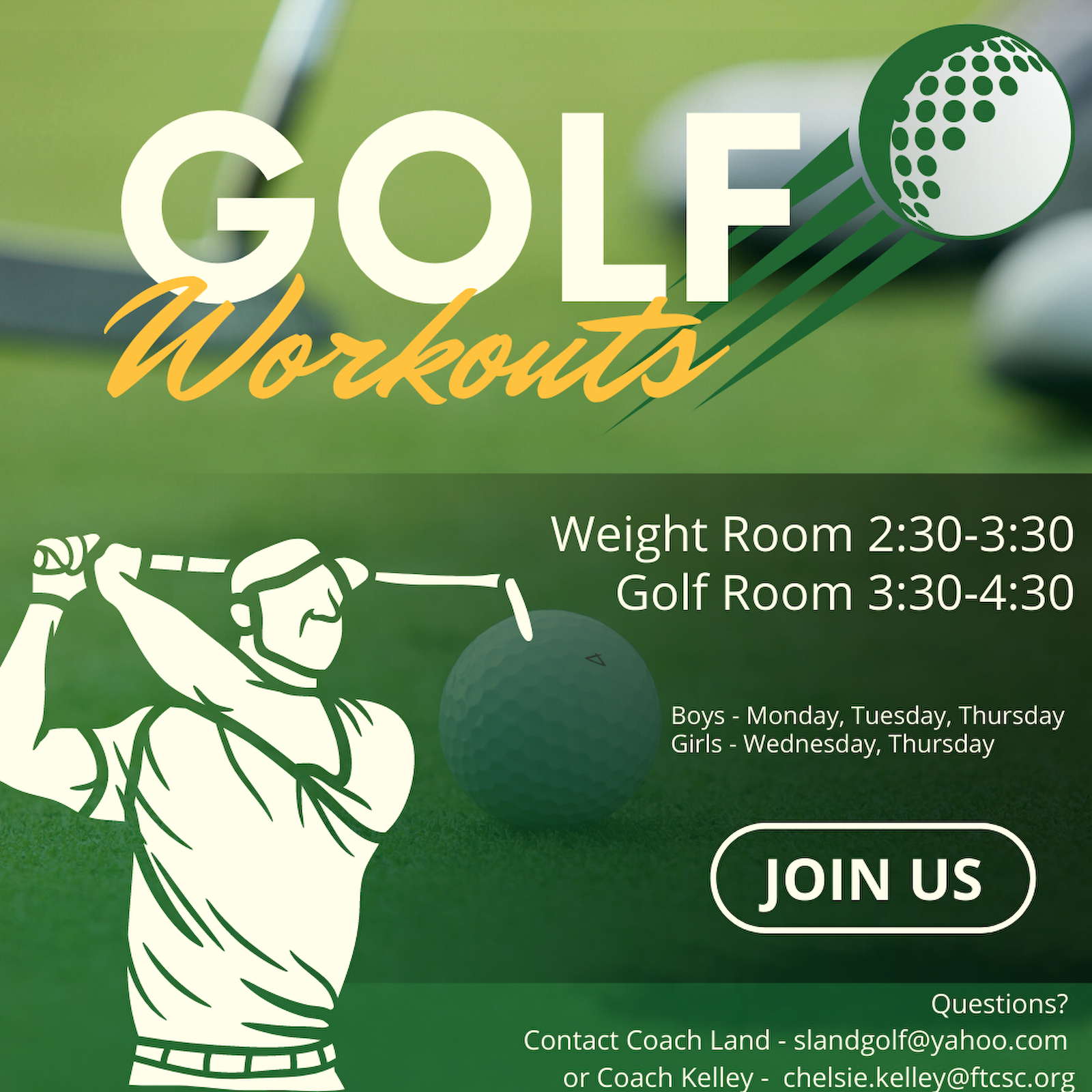 Golf Workouts cover photo