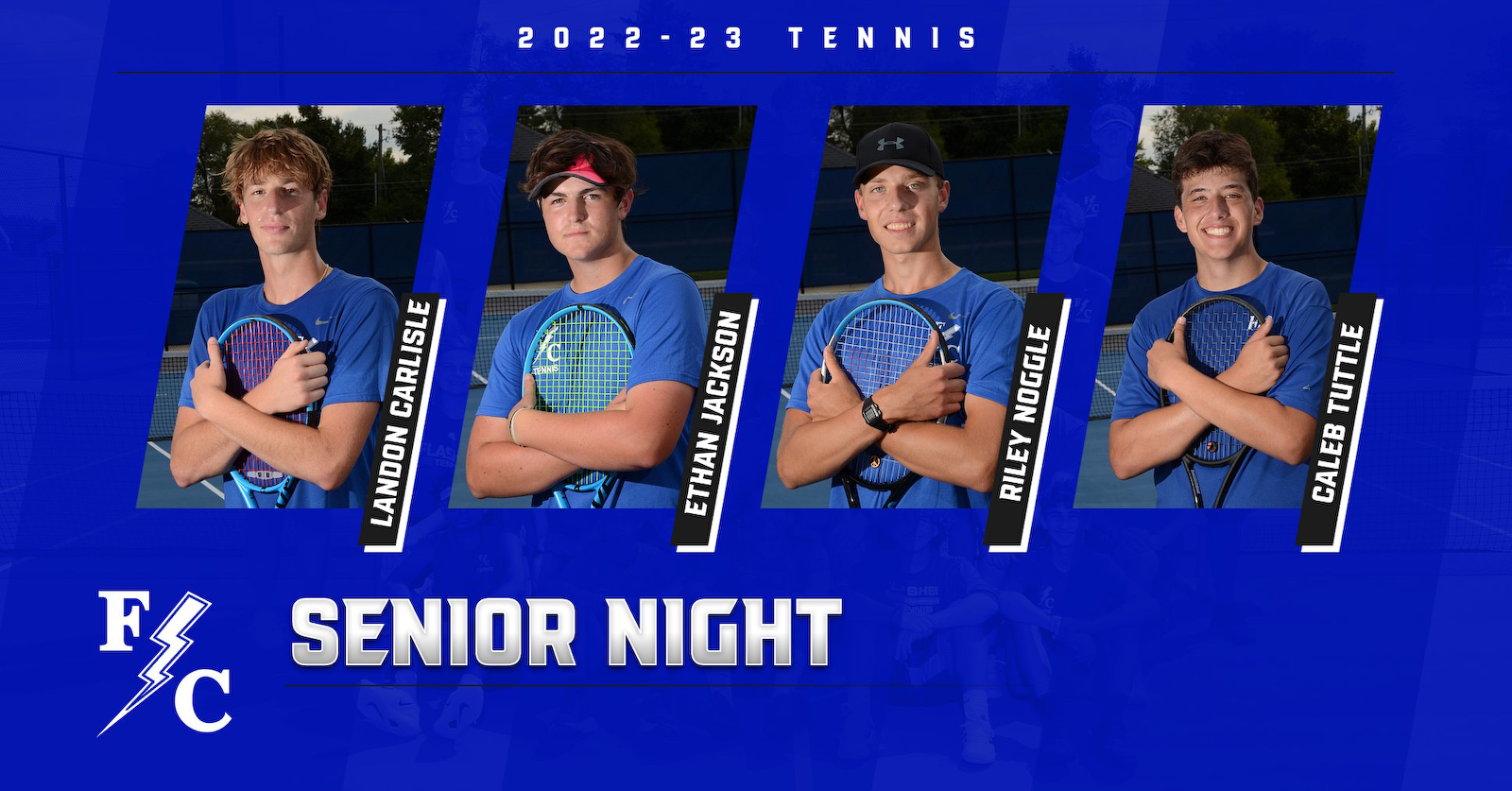 Boys Tennis Senior Night cover photo