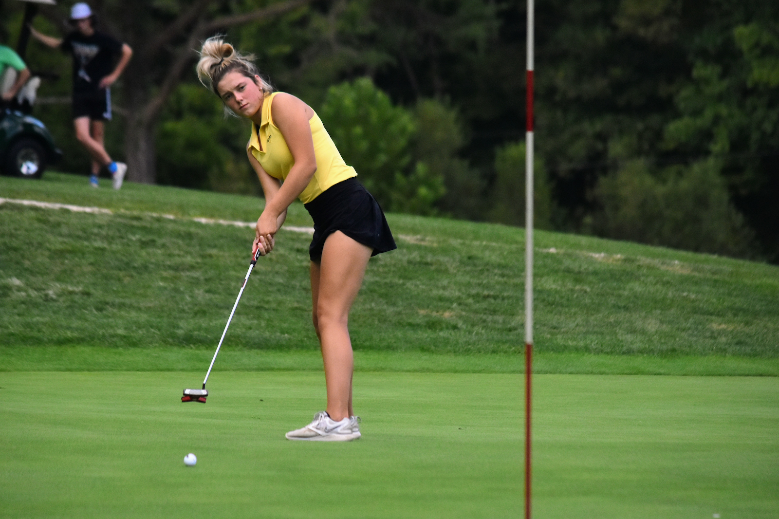 Springs Valley girls' golf celebrates senior Macy Hall with win over Crawford County, Orleans, Paoli cover photo