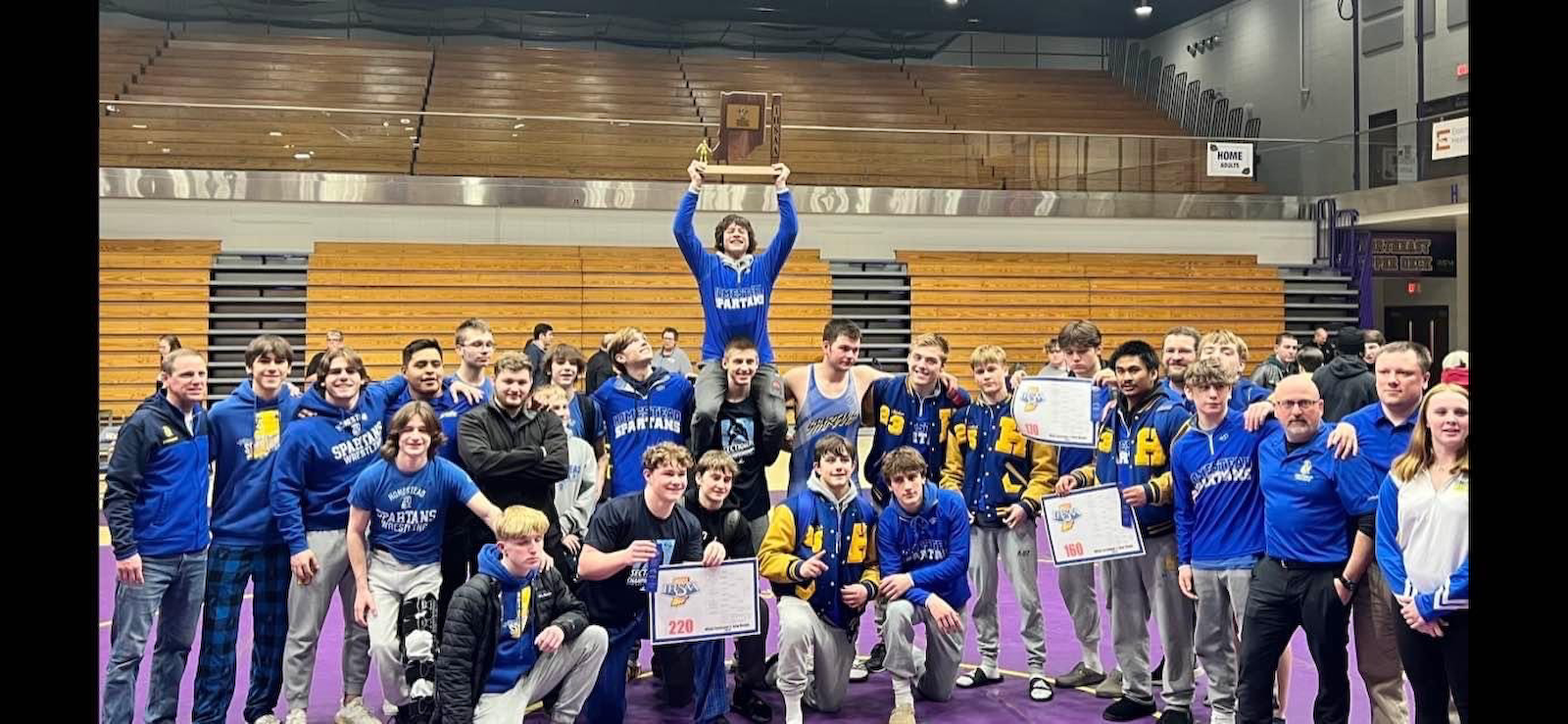 New Haven Wrestling Sectional Champions cover photo