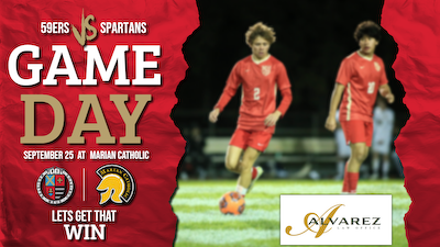 Boys Soccer - Niners vs. Marian Catholic Match Notes, Presented by Alvarez Law cover photo