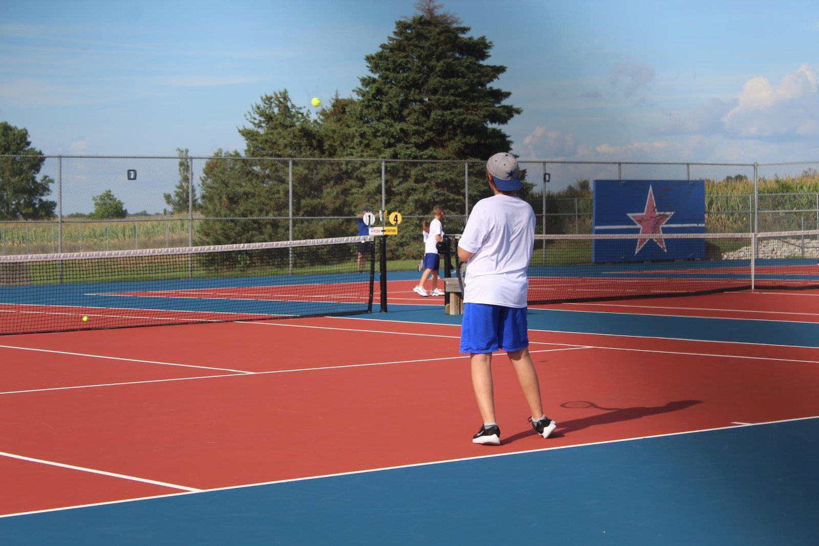 Rematch vs. Athenians resulted in 3-2 win for the JH Tennis team cover photo