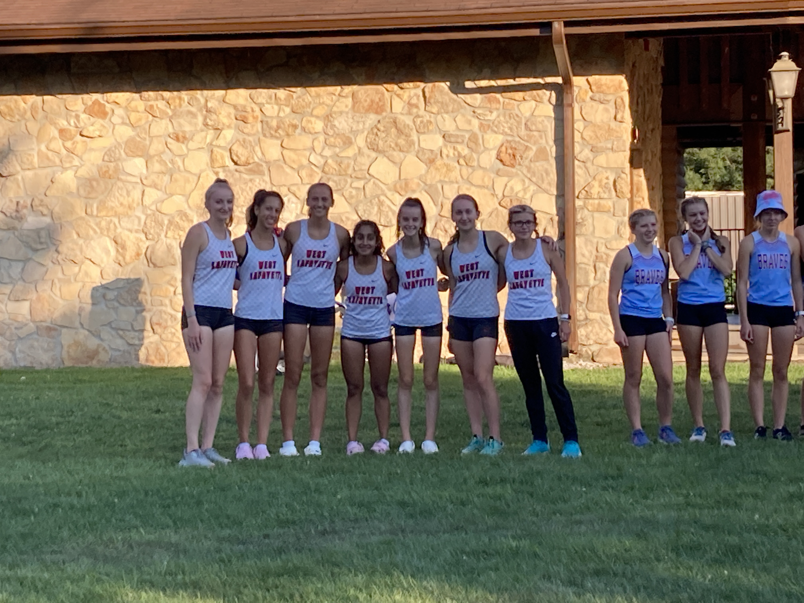 Girls XC earns narrow victory at Harrison 8-Way cover photo
