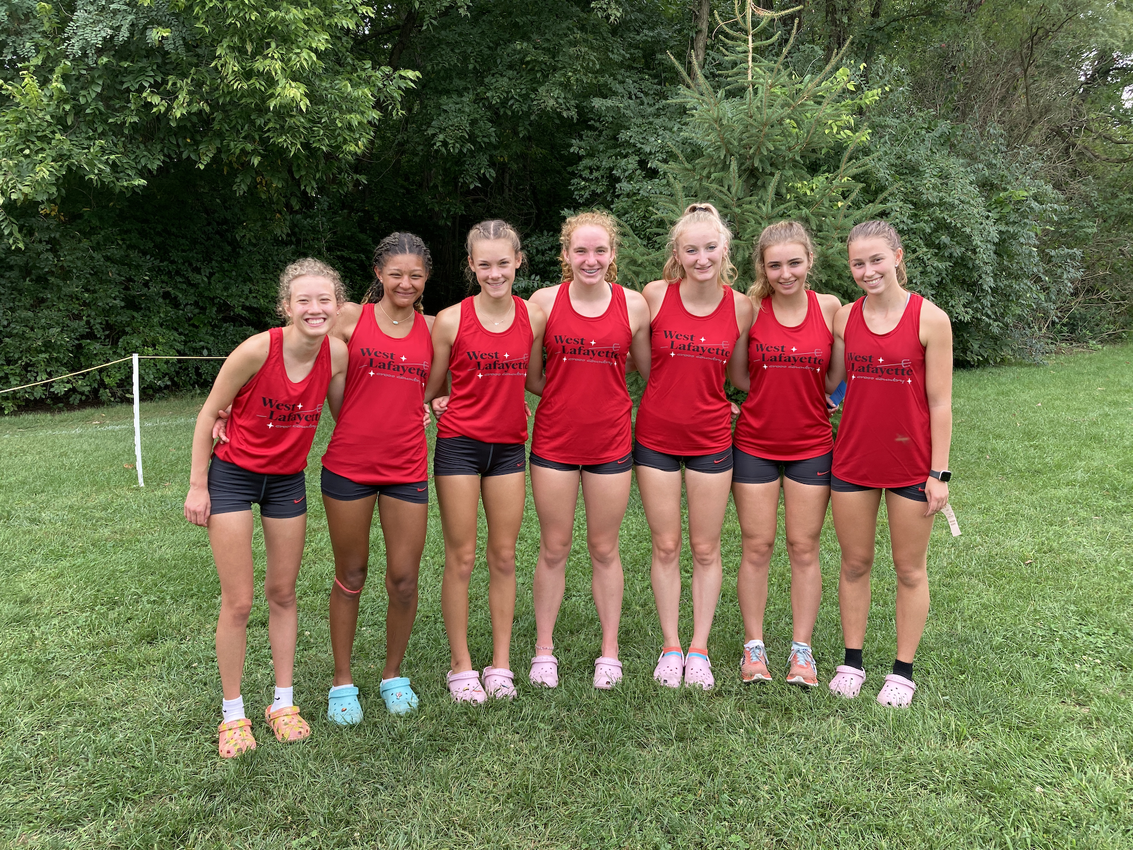JV Girls XC earns 4th at Harrison Invite cover photo