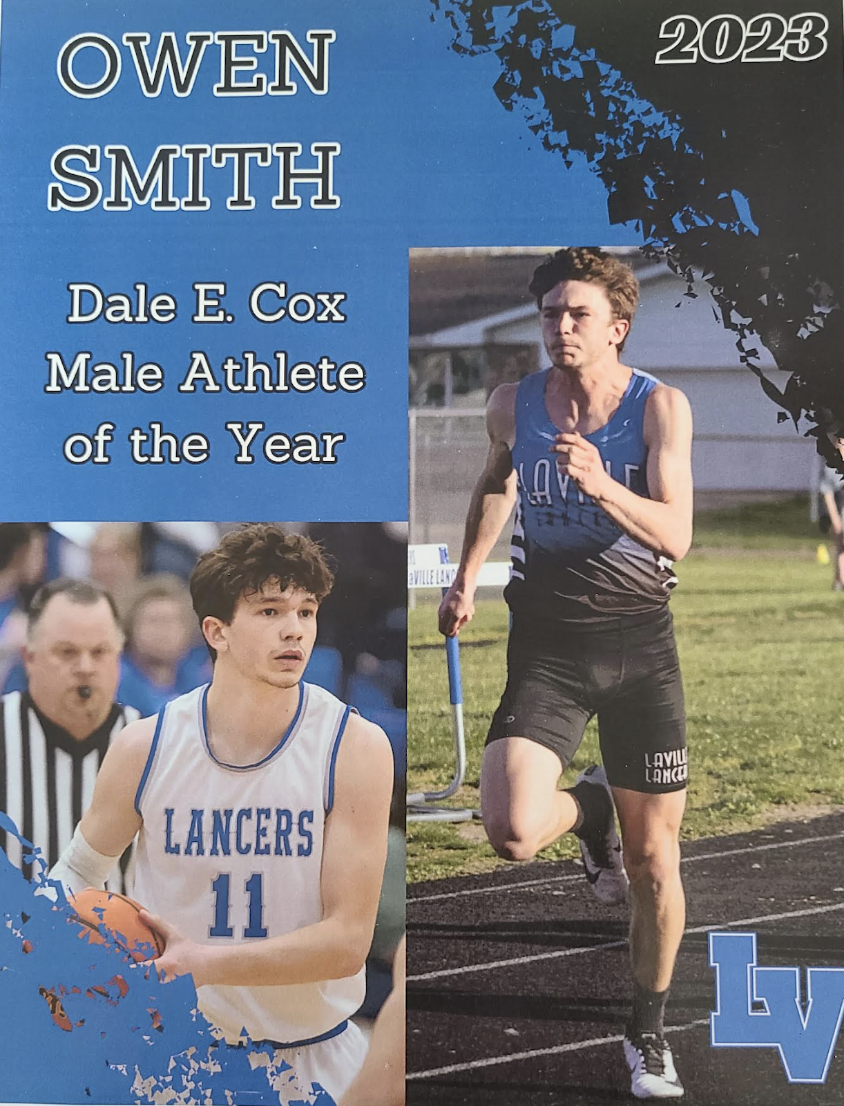 Owen Smith: 2023 Dale E. Cox Male Athlete Of The Year Collage gallery cover photo