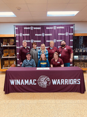 Sam Perry Signs on at Ancilla cover photo
