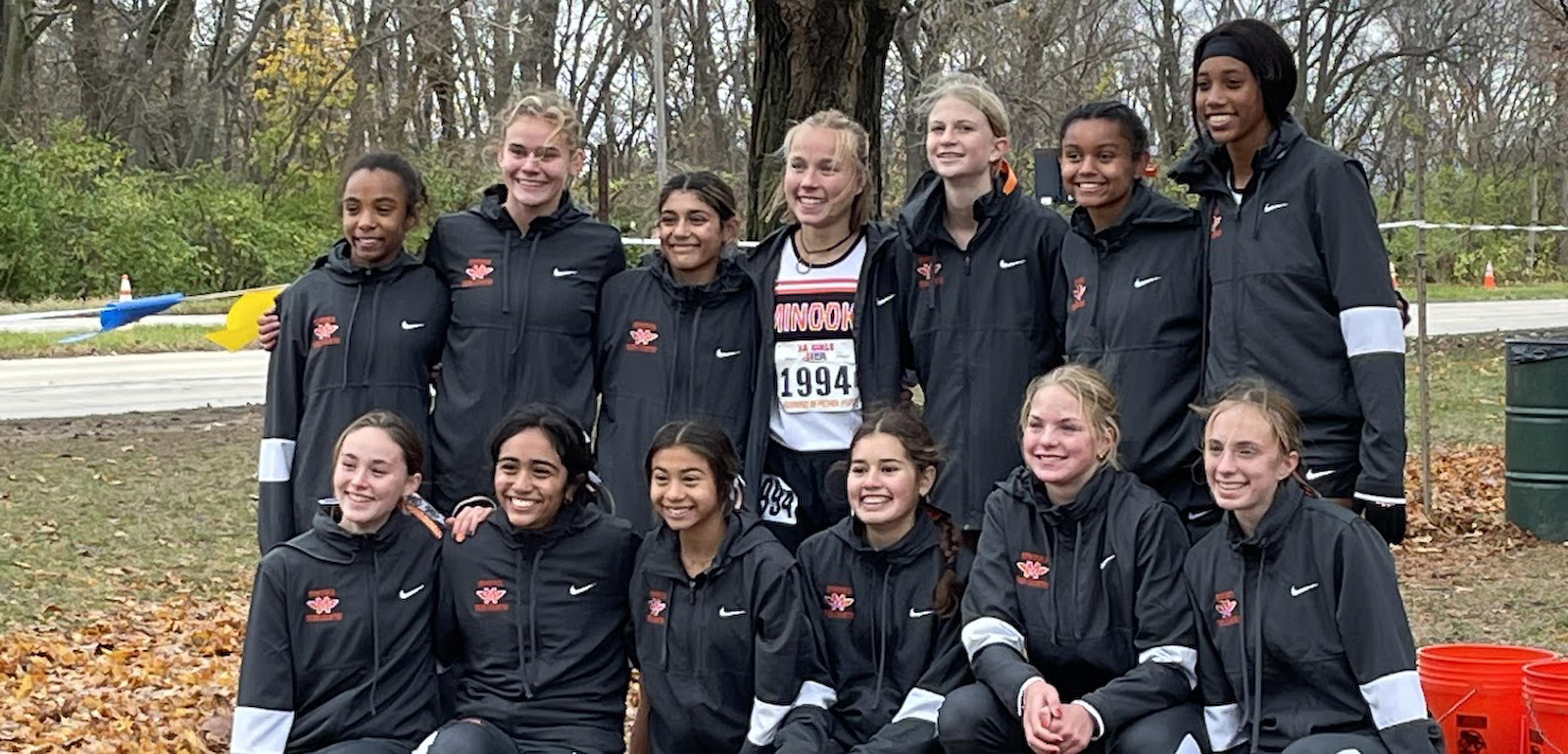 Girls Cross Country take 4th Place at IHSA 3A STATE cover photo