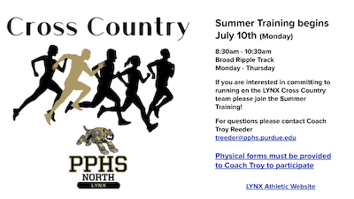 Cross Country Begins Off-Season Workouts July 10th cover photo